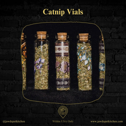Premium Catnip Vials for Cats – Natural Enrichment & Play (0.05 oz)