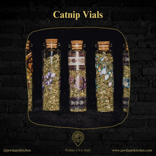 Premium Catnip Vials for Cats – Natural Enrichment & Play (0.05 oz)